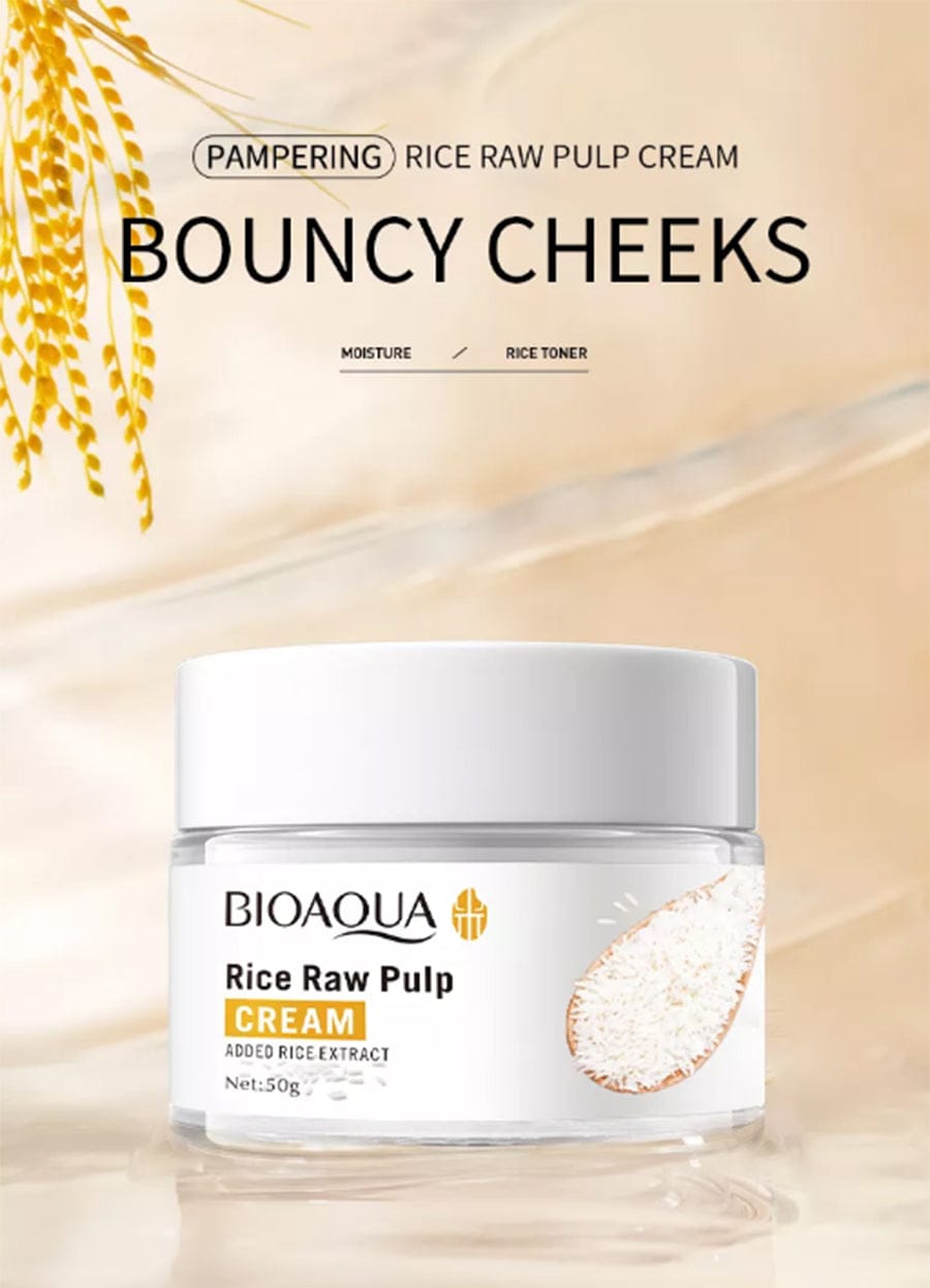 Rice Raw Pulp Face Cream – Bioaqua (50 g)