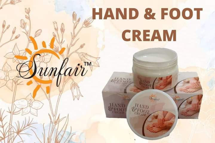 Sunfair Hand & Foot Cream – Whitening & Softness Care (120 g)