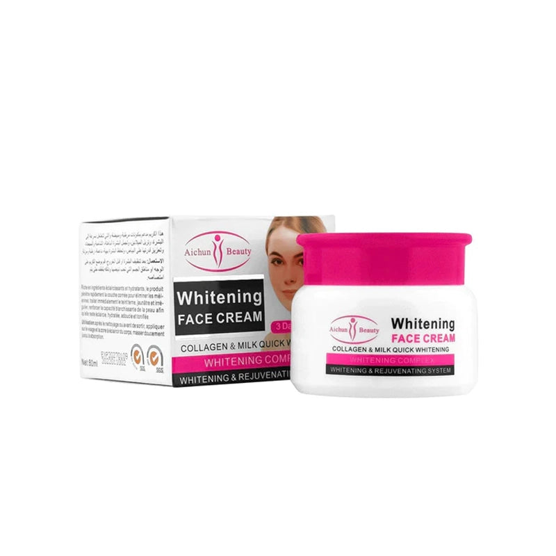 Aichun Beauty Whitening Face Cream – Collagen & Milk Quick Whitening
