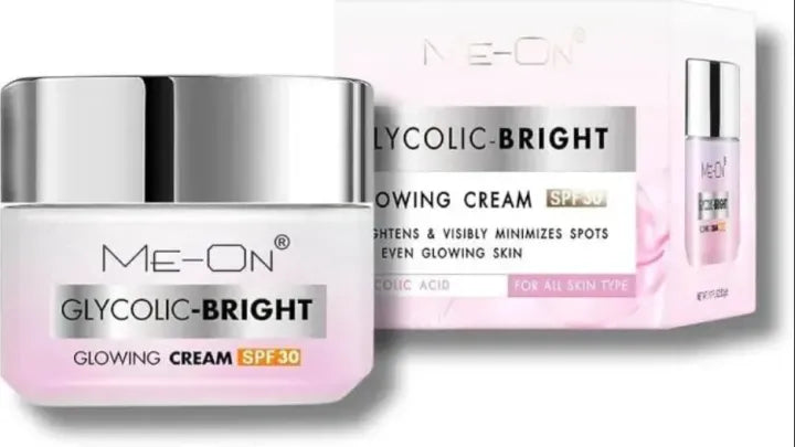ME-ON Glycolic Glow Cream SPF 30 – Brightening & Sun Protection (50 g)