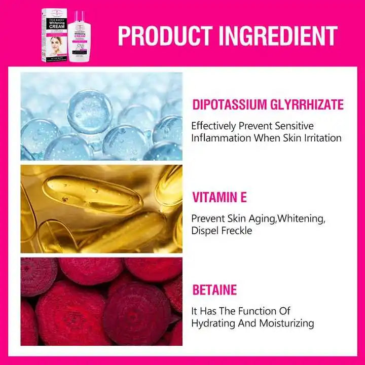 Aichun Beauty Face & Body Whitening Cream – Collagen & Milk Quick Whitening