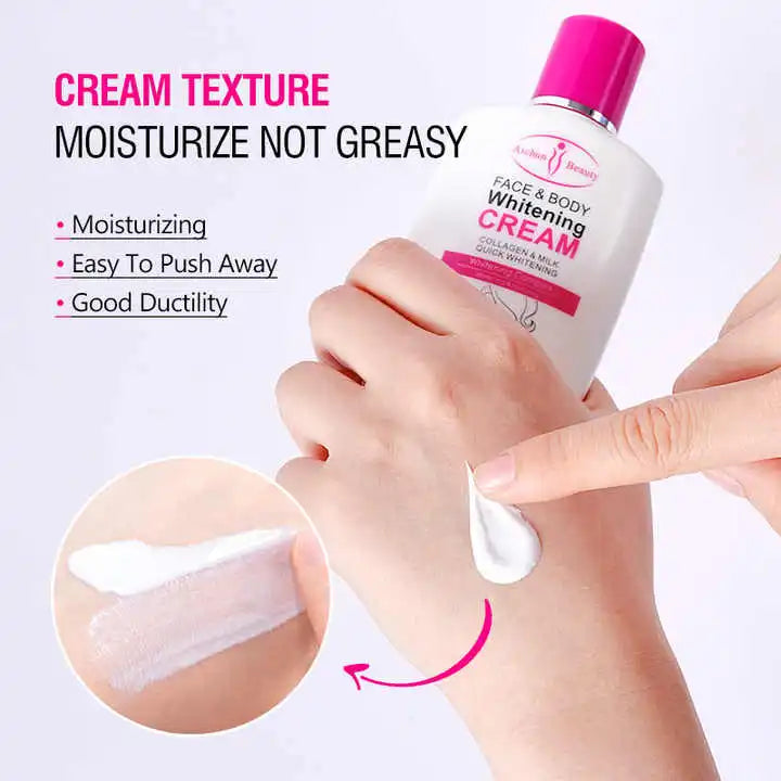 Aichun Beauty Face & Body Whitening Cream – Collagen & Milk Quick Whitening