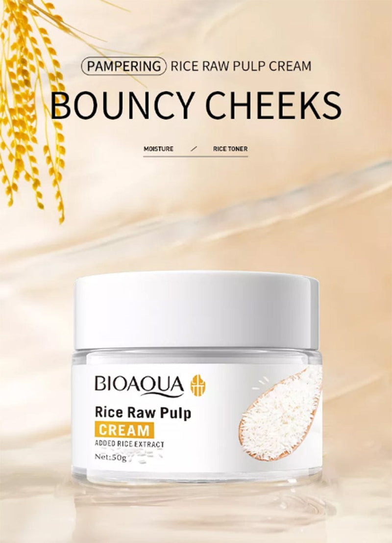 Rice Raw Pulp Face Cream – Bioaqua (50 g)