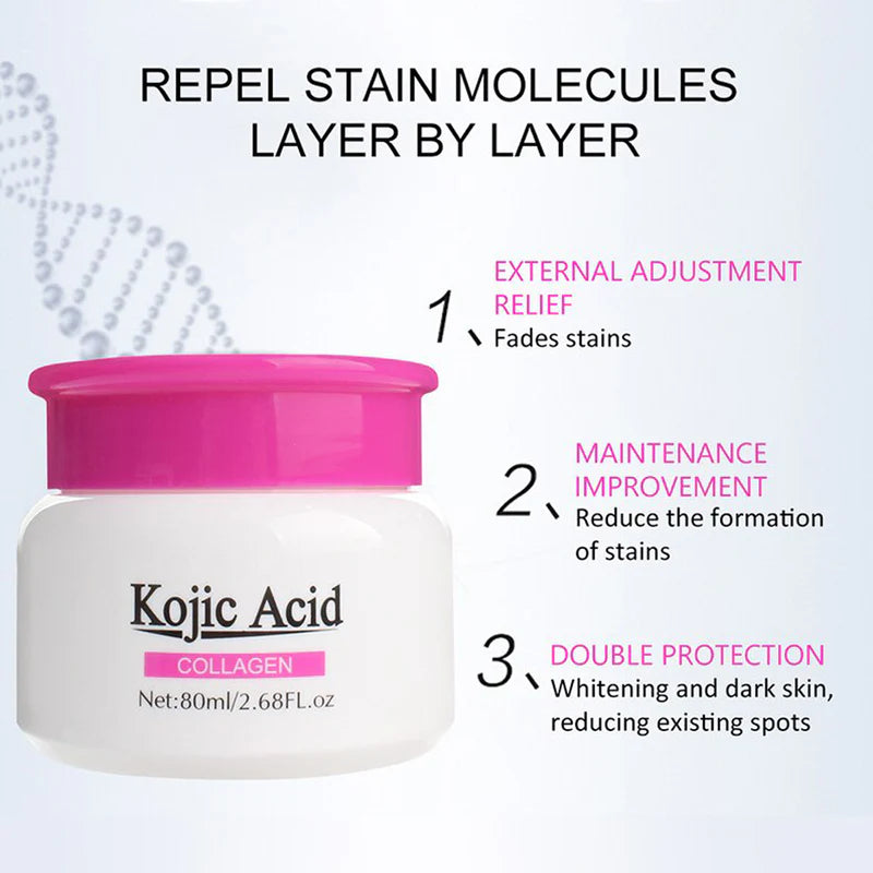 Kojic Acid Collagen Whitening Cream – Whitening & Rejuvenation System (80 ml)