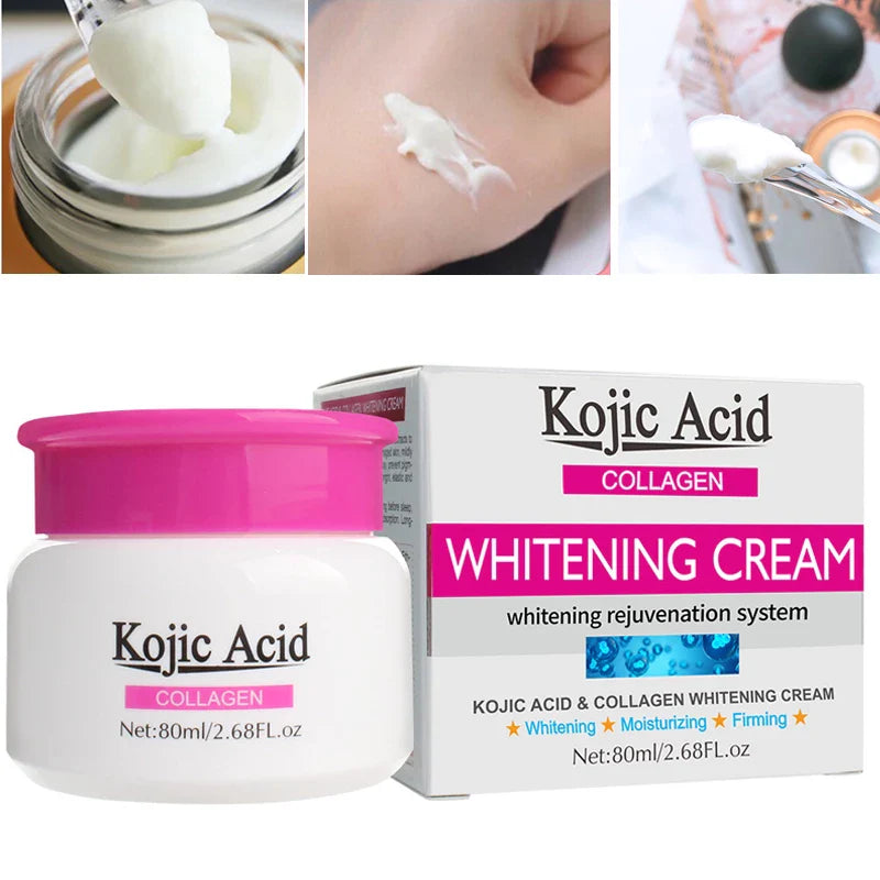 Kojic Acid Collagen Whitening Cream – Whitening & Rejuvenation System (80 ml)