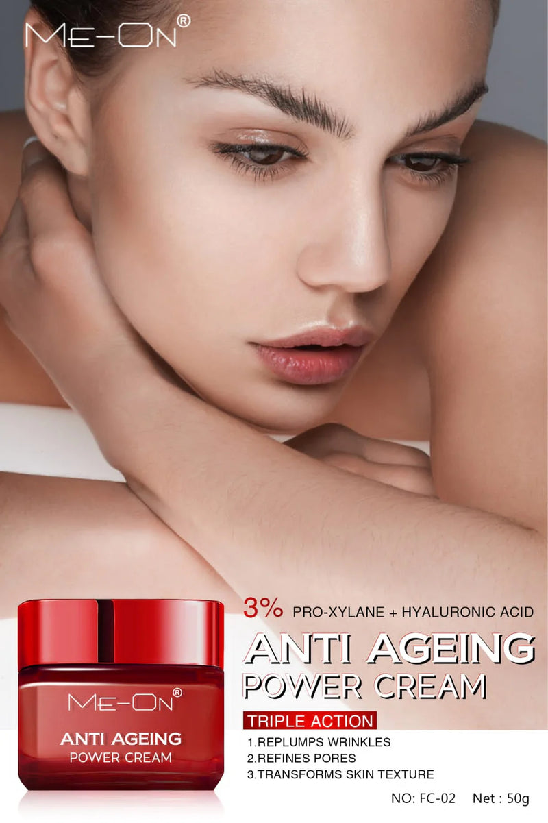 ME-ON Anti-Ageing Power Cream – Triple Action Skincare (40 g)