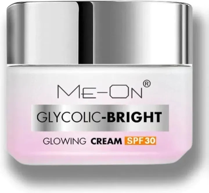 ME-ON Glycolic Glow Cream SPF 30 – Brightening & Sun Protection (50 g)