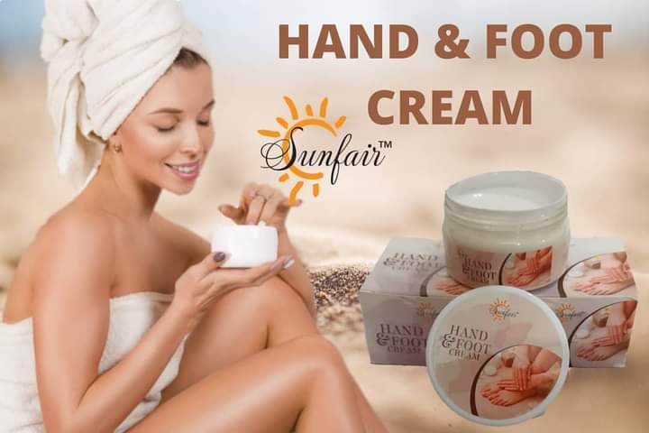 Sunfair Hand & Foot Cream – Whitening & Softness Care (120 g)